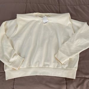 NWT H and M shoulder pad sweater